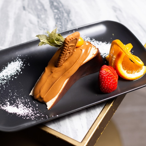 Cheesecake mit Lotussoße
