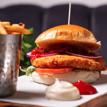 Knuspriger Hähnchen Burger