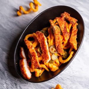 Curly Fries Chicken Chilli Cheese